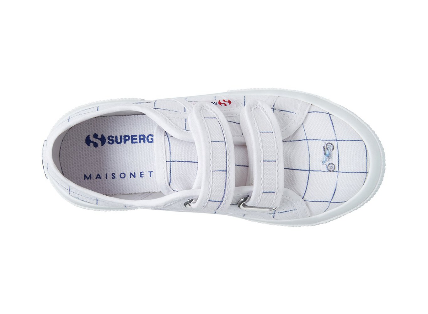 Superga Sneakers Kids - 2750 Cotjstrap Fantasy - White/Blue - OFZRD7948